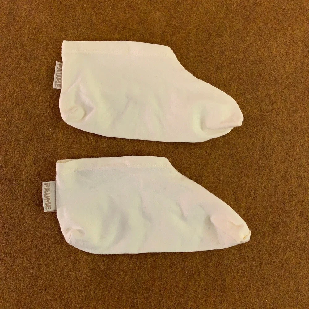 Paume Womens One Size Cream Moisturizing Overnight Treatment Socks 1 Pair New